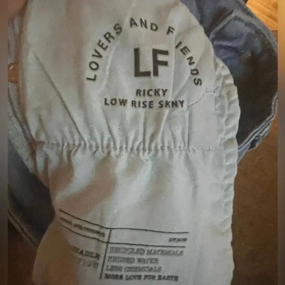 Lovers and friends Ricky low rise‎ skinny jeans size 25 - Picture 3 of 5